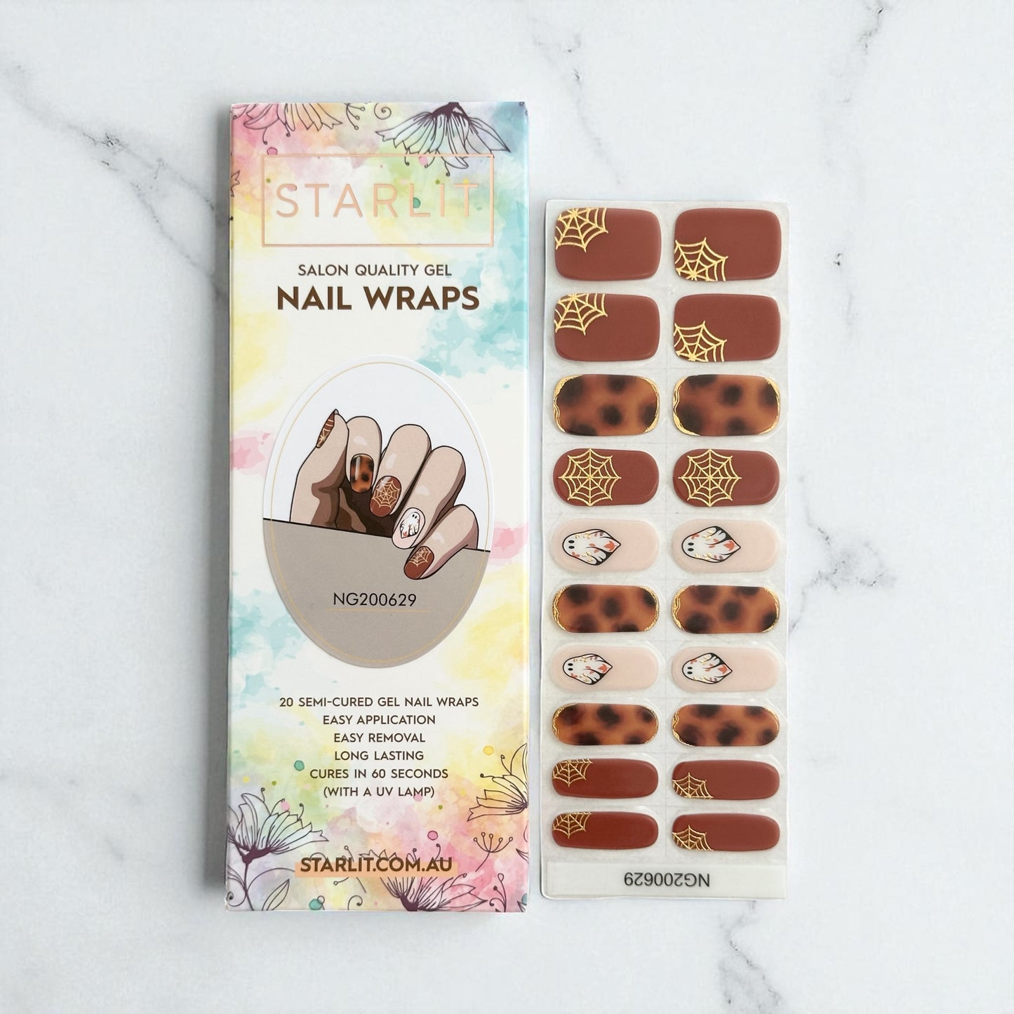 Creepin’ Cute Semi-Cured Gel Nail Wrap