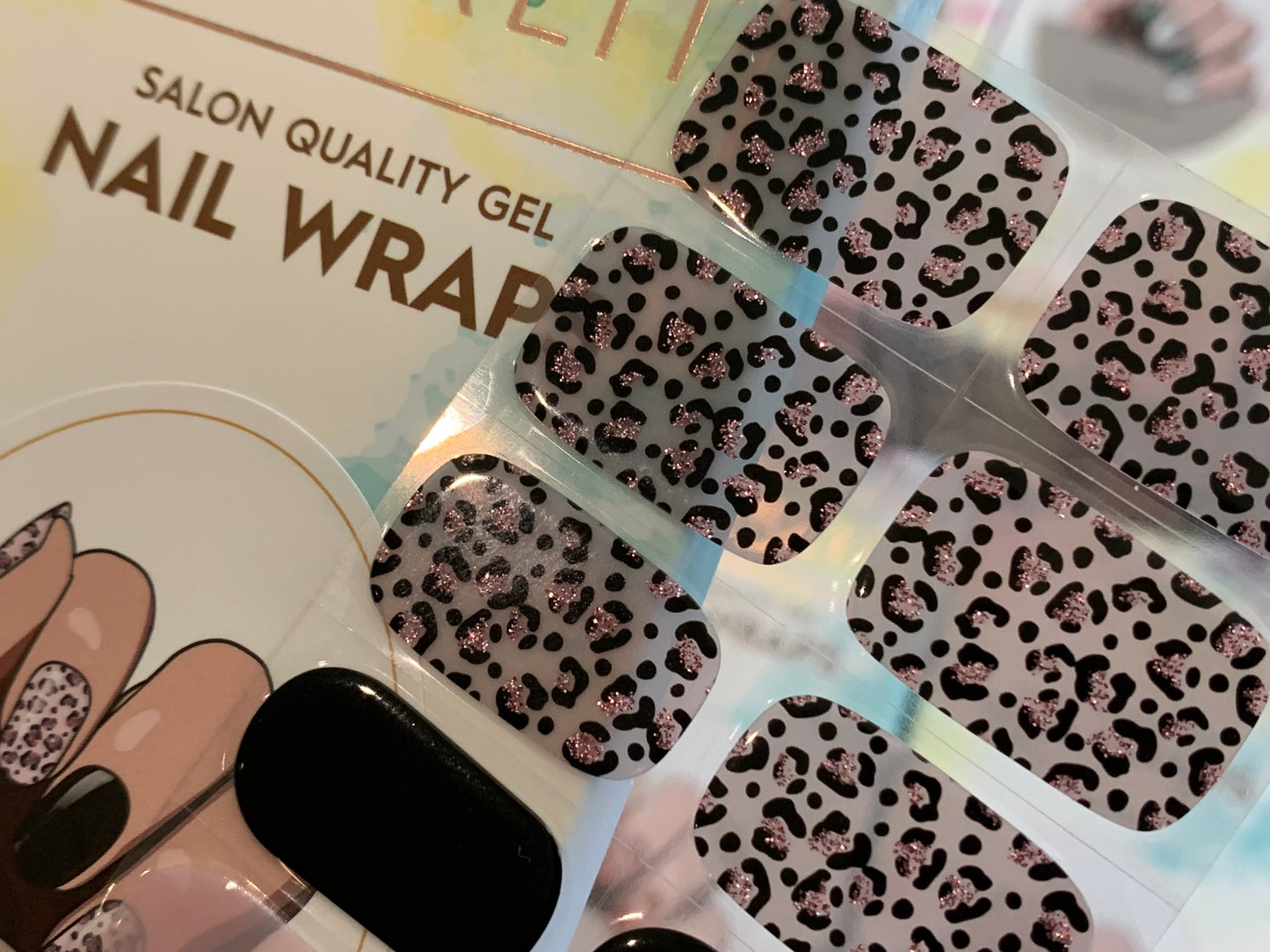 Pink Prowess Semi-Cured Gel Nail Wrap