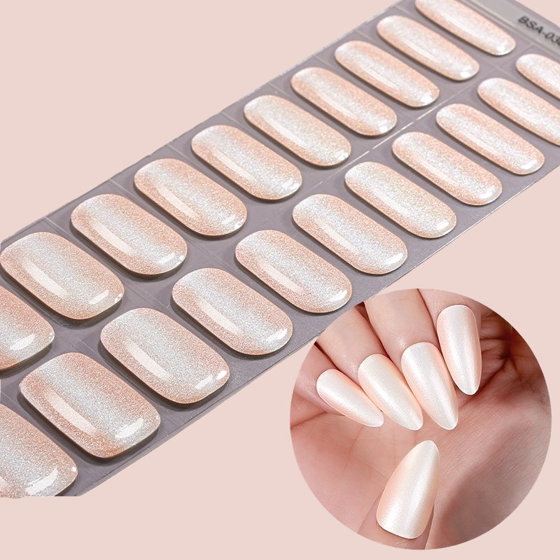 Peach Perfect NO UV LIGHT Air Dry Gel Wraps