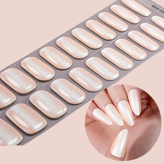 Peach Perfect NO UV LIGHT Air Dry Gel Wraps