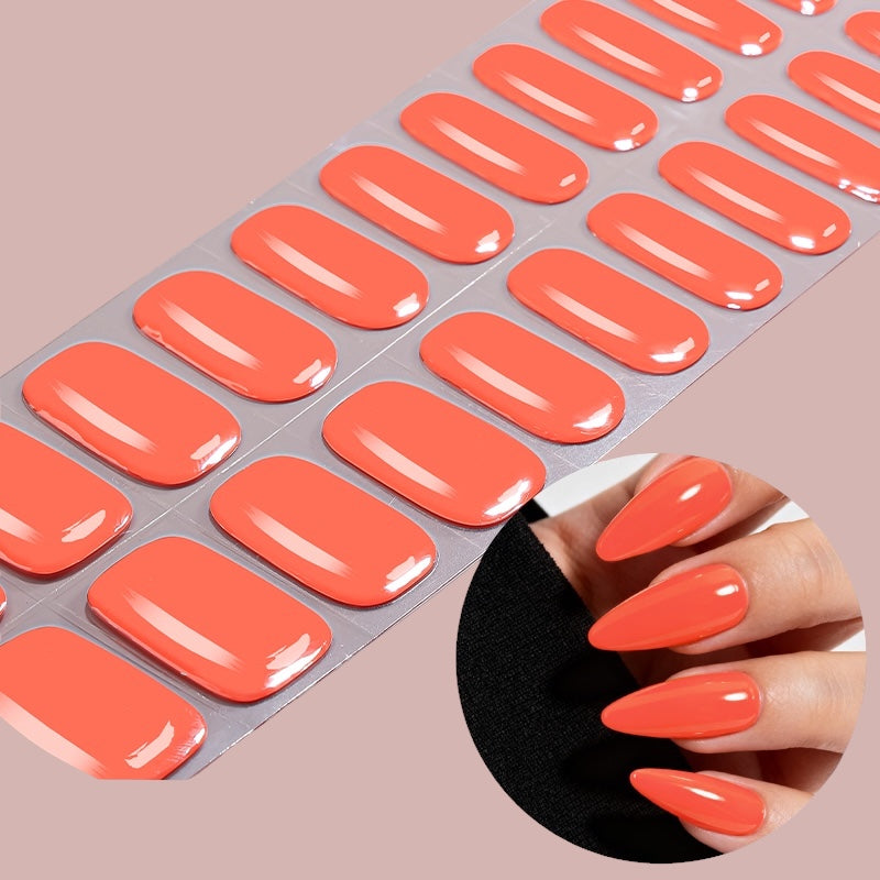 Coral Crush NO UV LIGHT Air Dry Gel Wraps