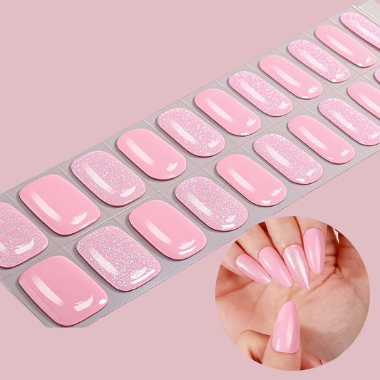 Pink Me Up NO UV LIGHT Air Dry Gel Wraps