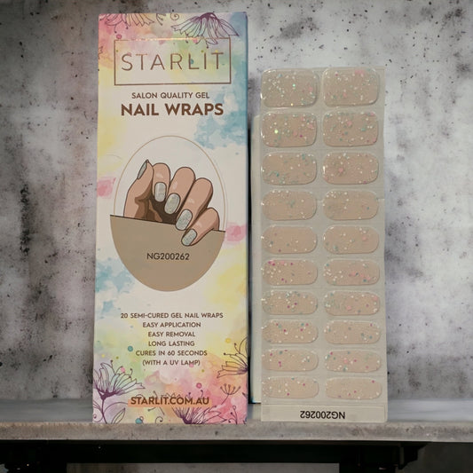 Pixie Dust Semi-Cured Gel Nail Wraps (Glow In The Dark)