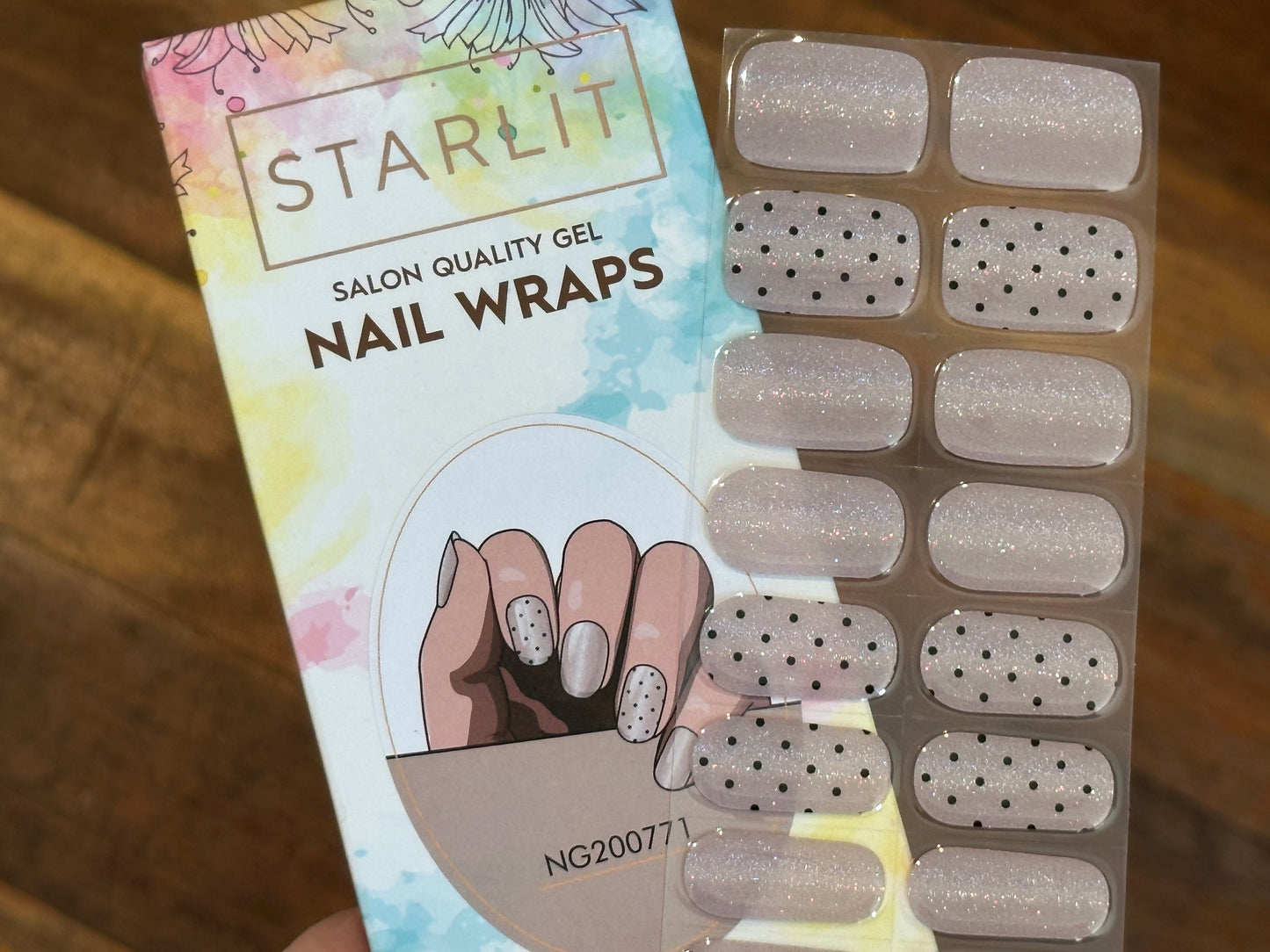 Dot Com Cat Eye Semi-Cured Gel Nail Wrap