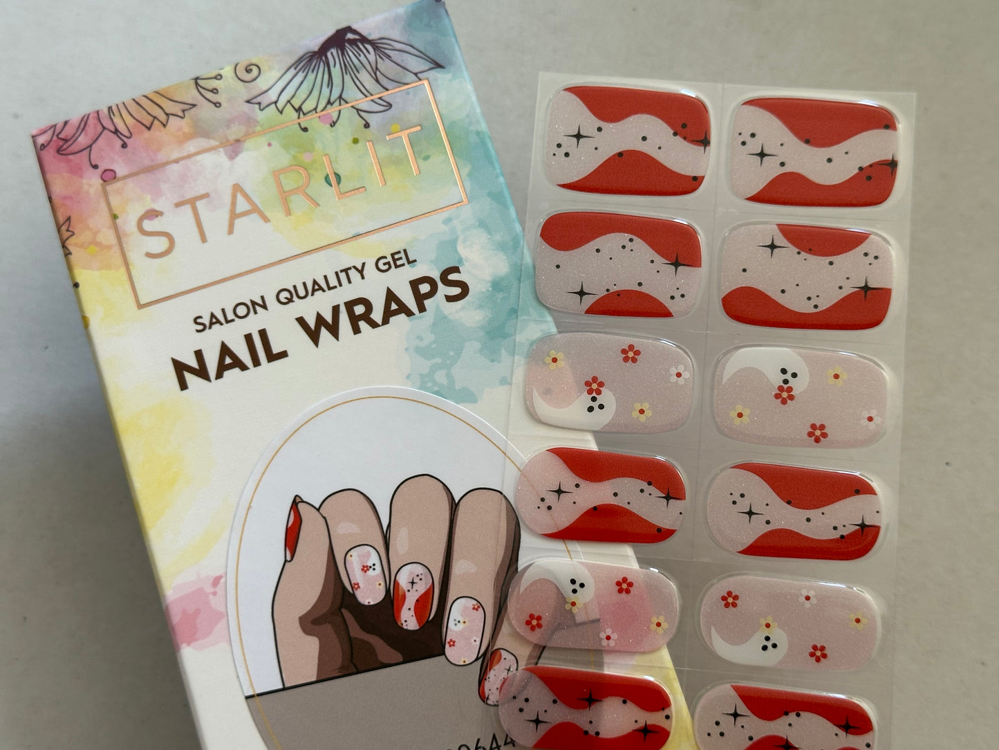 Boho Boo Semi-Cured Gel Nail Wrap