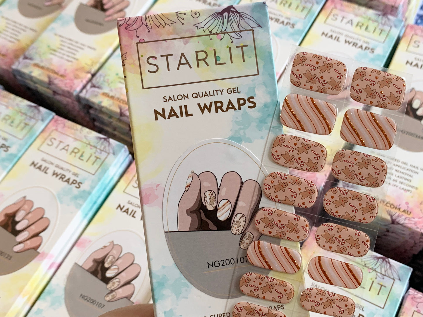 Cookie Cuties Semi-Cured Gel Nail Wrap