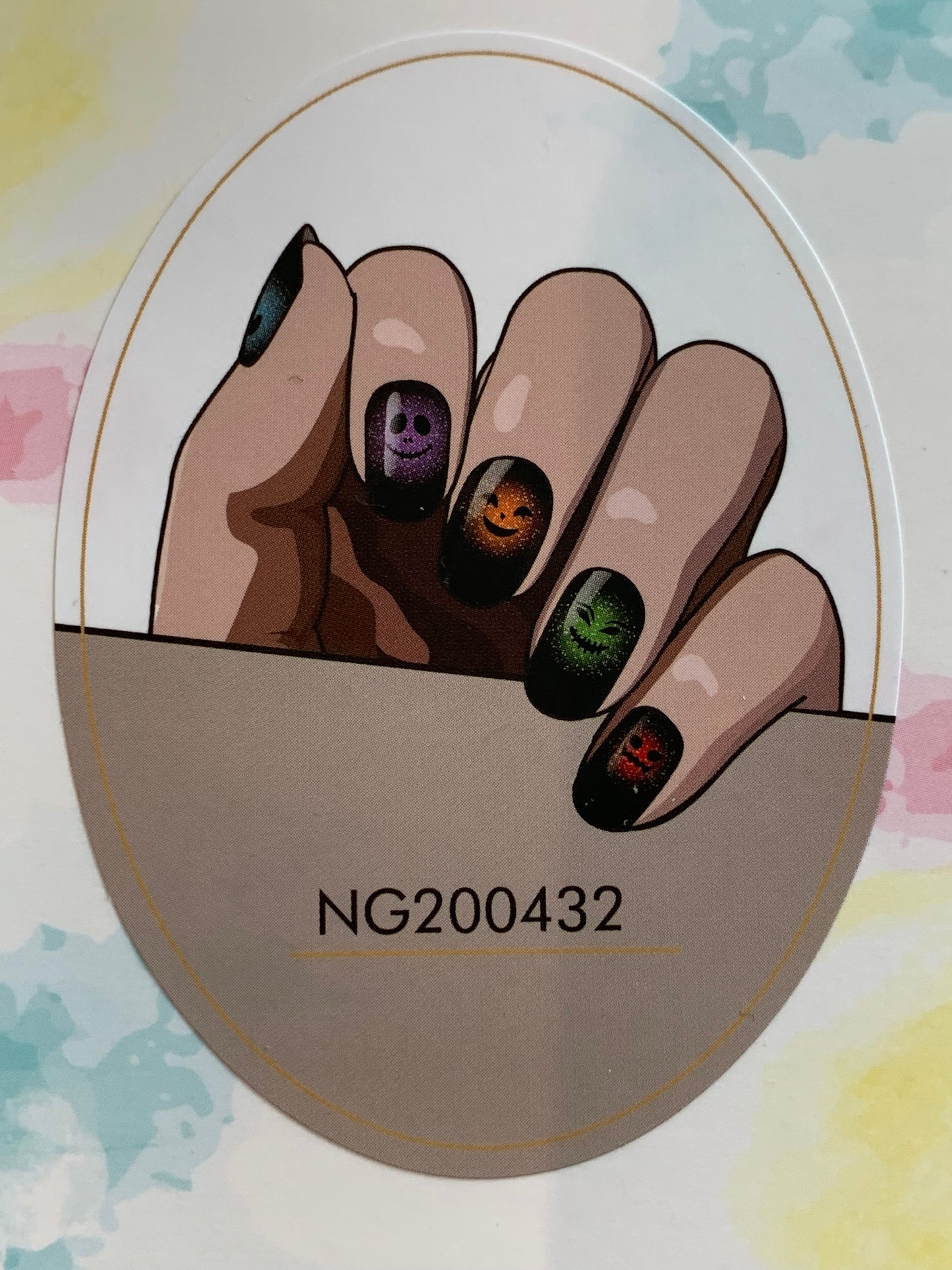 Creepy Crew Semi-Cured Gel Nail Wrap