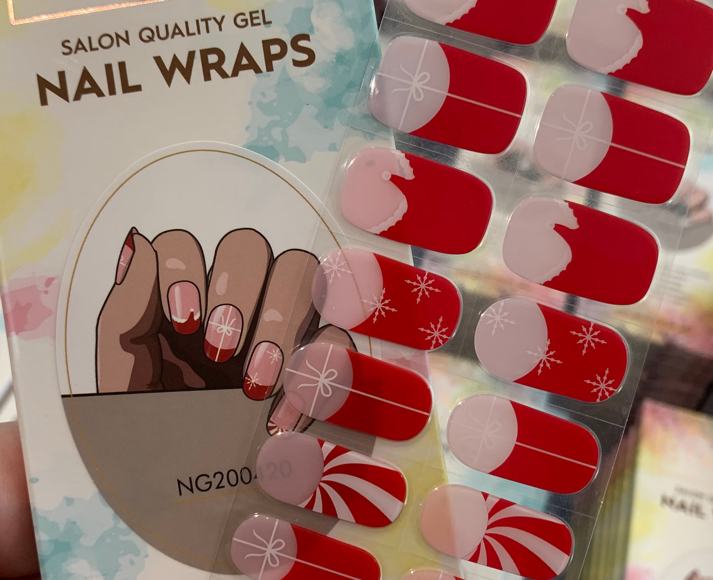 Deck The Halls Semi-Cured Gel Nail Wrap