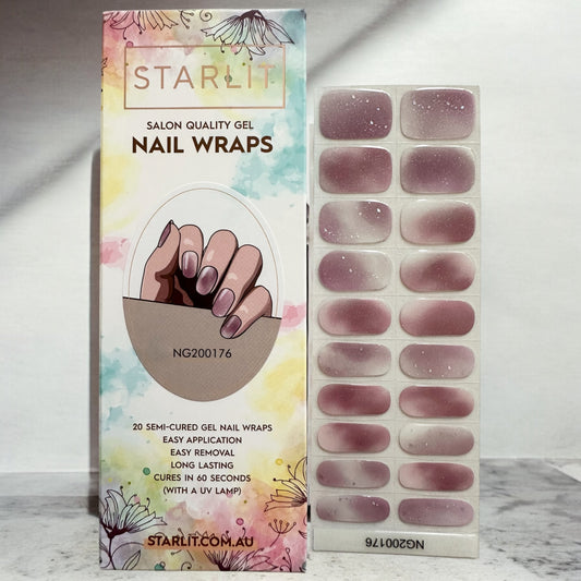 Berry Much In Love Semi-Cured Gel Nail Wrap