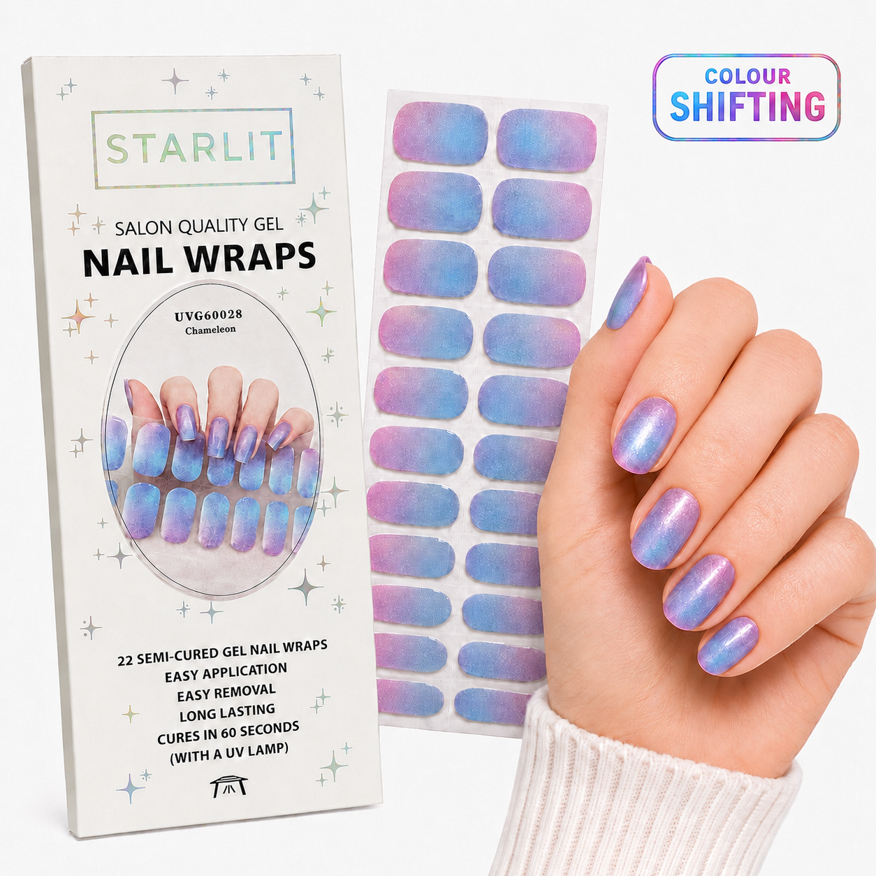 Change of View Semi-Cured Gel Nail Wrap