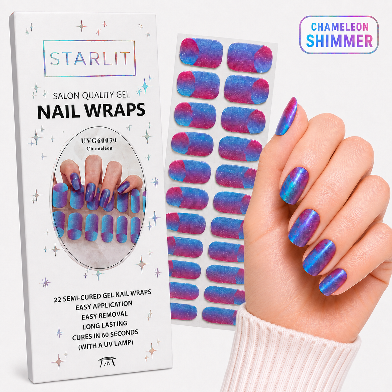 Mind Games Semi-Cured Gel Nail Wrap