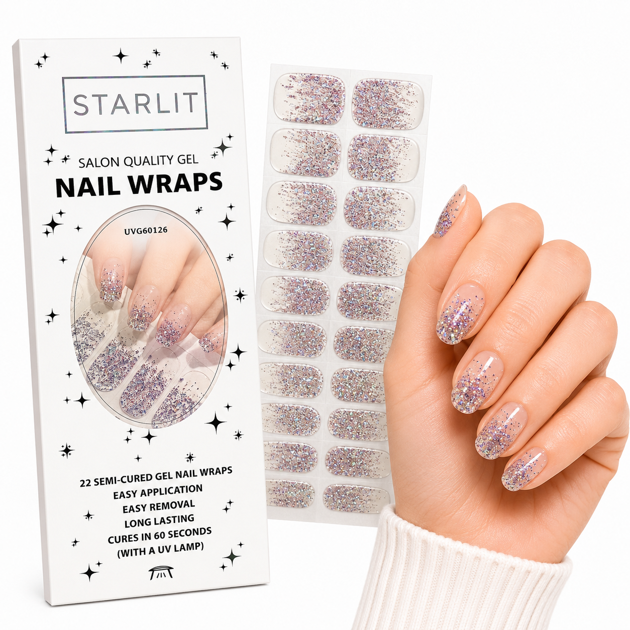 Light Catcher Semi-Cured Gel Nail Wrap
