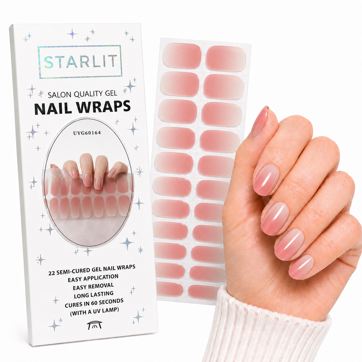 Softly Spoken Semi-Cured Gel Nail Wrap