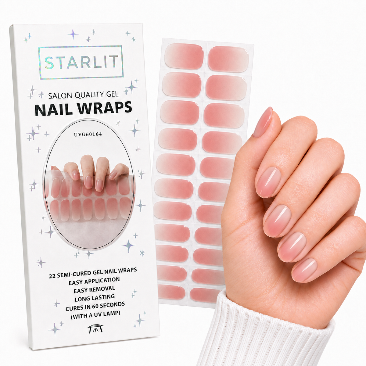 Softly Spoken Semi-Cured Gel Nail Wrap