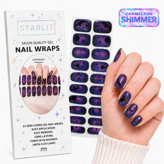 Boo Moon Rising Semi-Cured Gel Nail Wrap