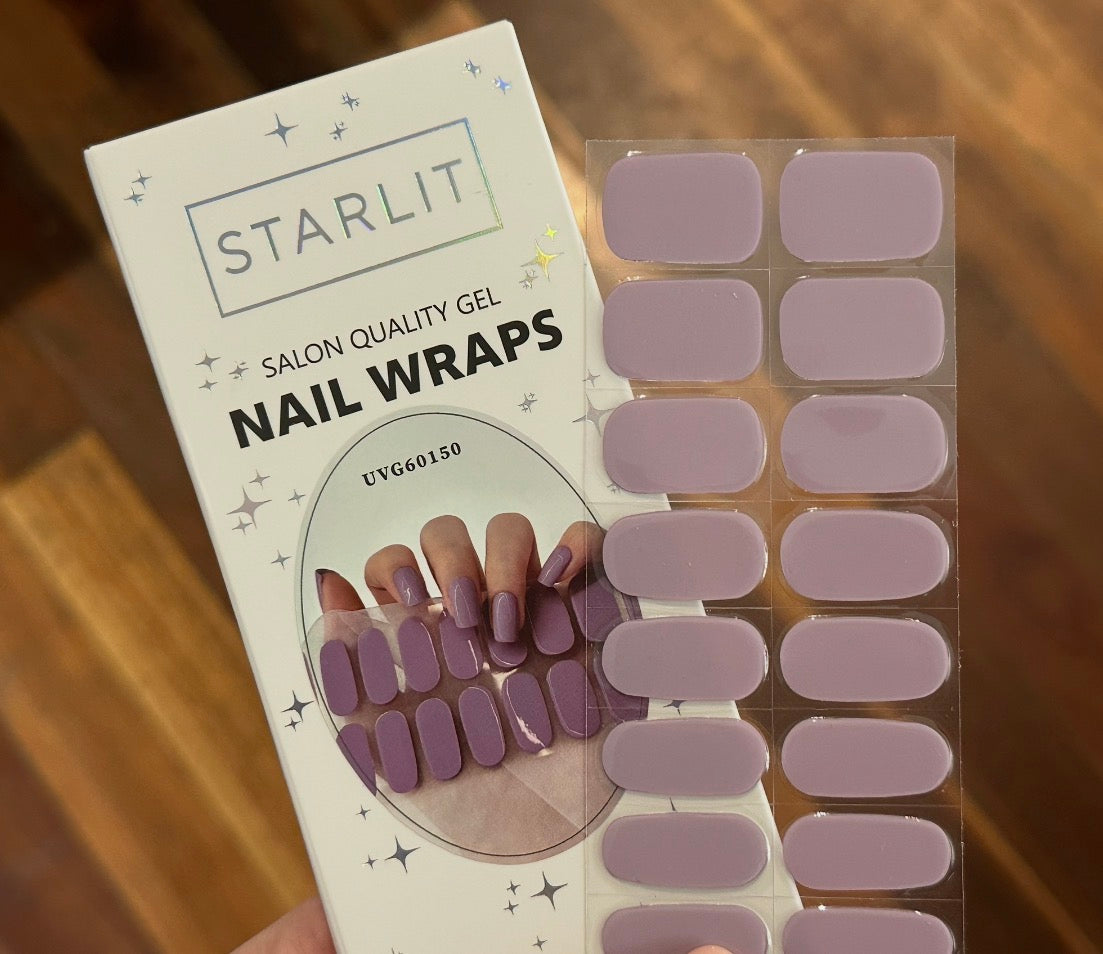 Dusty Lavender Semi-Cured Gel Nail Wrap