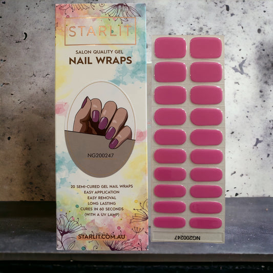 Flirty Semi-Cured Gel Nail Wrap