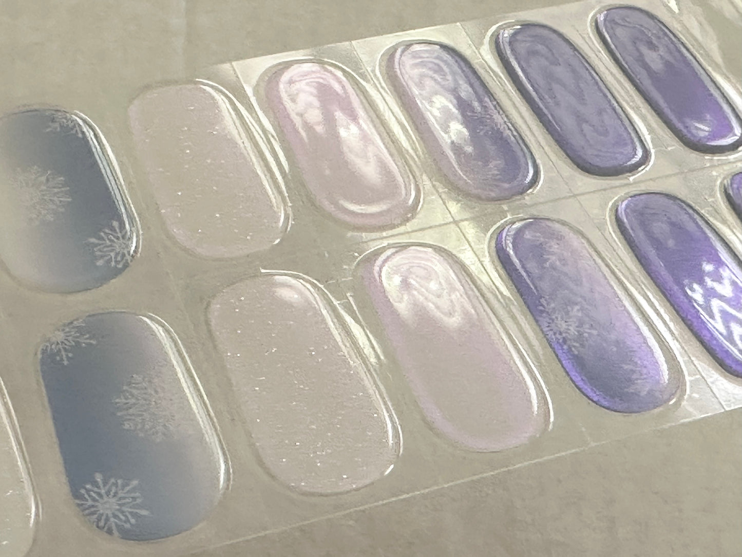 Winter's Whisper Semi-Cured Gel Nail Wrap