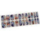 Stellar Splash Semi-Cured Gel Nail Wrap