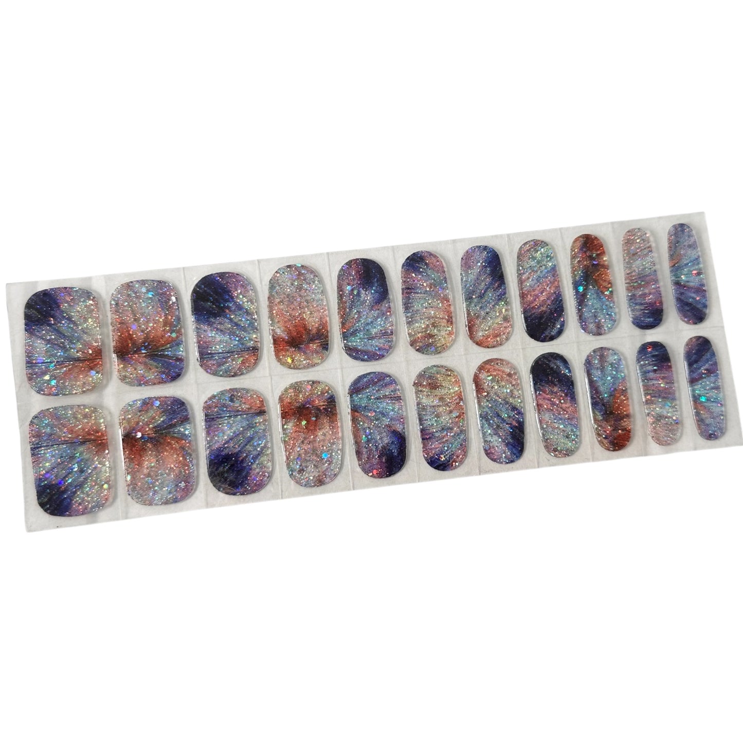 Stellar Splash Semi-Cured Gel Nail Wrap