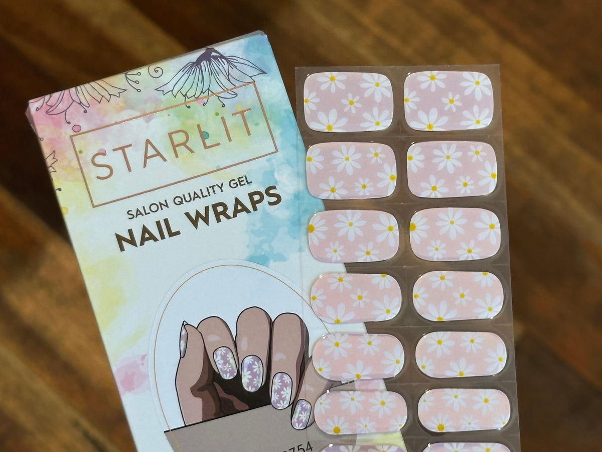 Petal To The Metal Semi-Cured Gel Nail Wrap