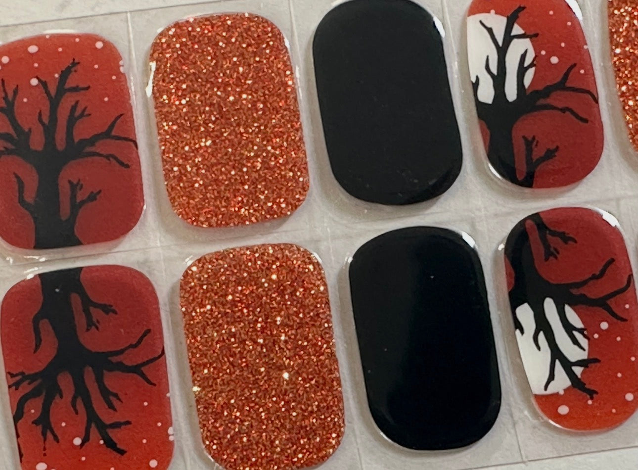 Midnight Woods Semi-Cured Gel Nail Wrap