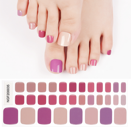 Velvet Palette Semi-Cured Gel Pedicure Wrap