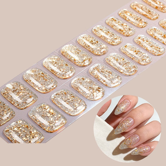 Golden Sands NO UV LIGHT Air Dry Gel Wraps