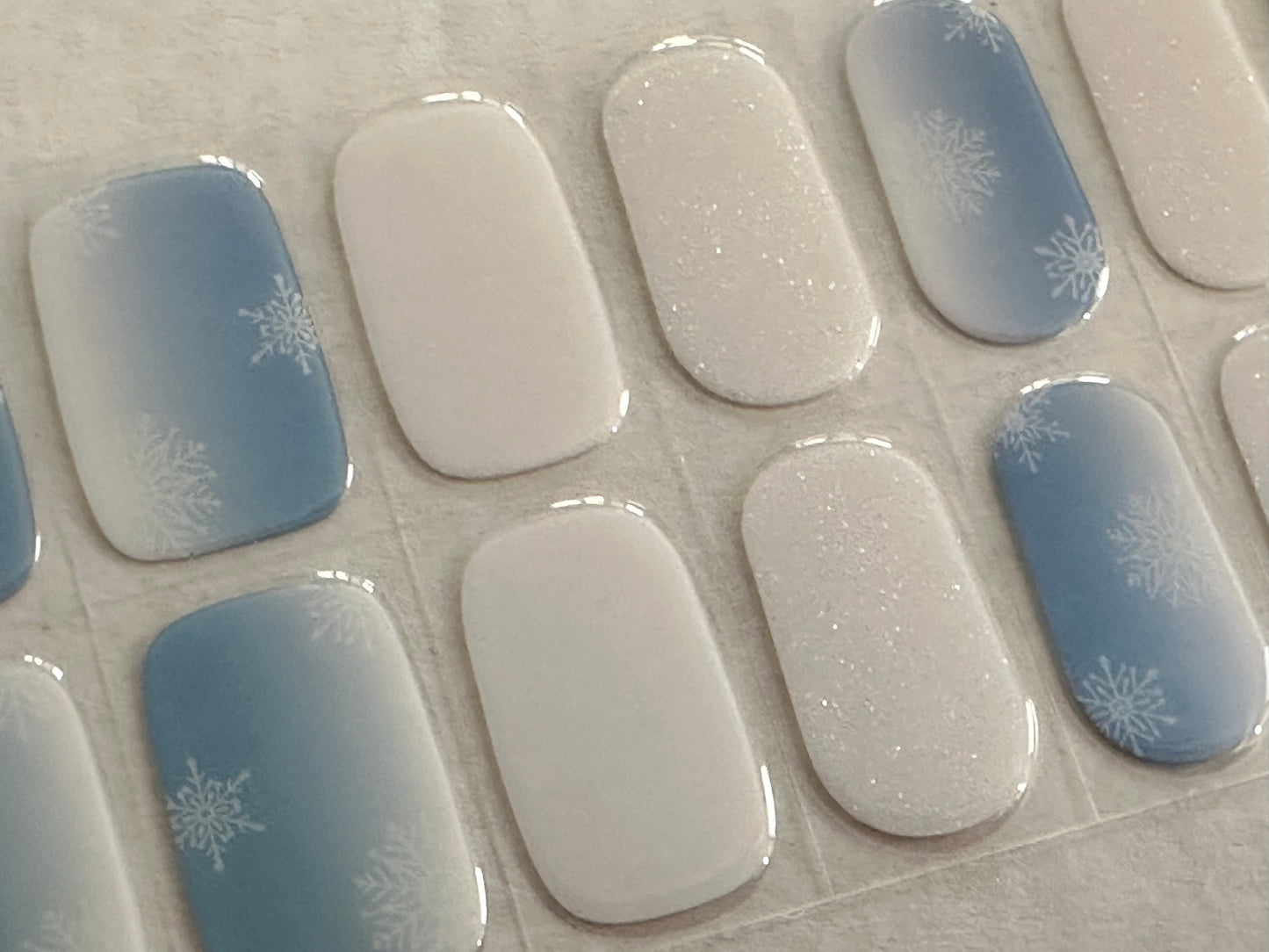 Winter's Whisper Semi-Cured Gel Nail Wrap