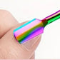 Rainbow Stainless Steel Cuticle Pusher