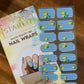 Lemon Line Semi-Cured Gel Nail Wrap