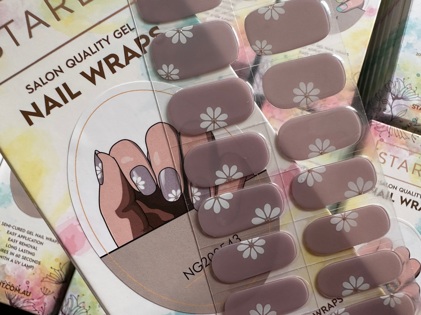 Ready to Bloom Semi-Cured Gel Nail Wrap