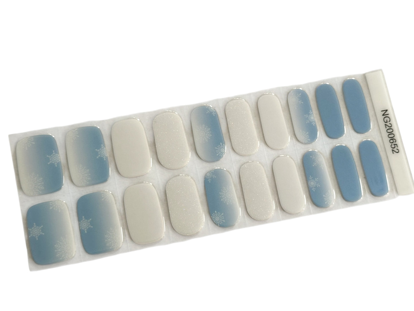 Winter's Whisper Semi-Cured Gel Nail Wrap