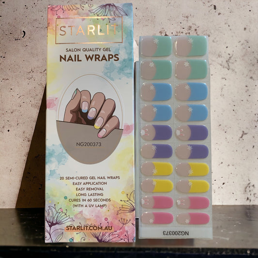 Somebunny Likes You French Semi-Cured Gel Nail Wrap