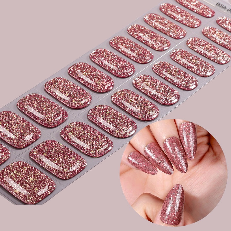 Glamour Dust NO UV LIGHT Air Dry Gel Wraps