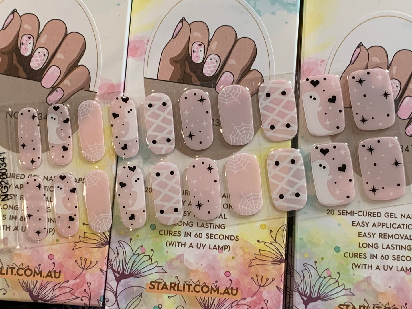 Boo-tiful Semi-Cured Gel Nail Wrap