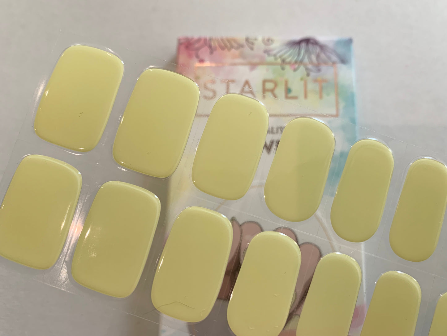 Lemon Sorbet Semi-Cured Gel Nail Wrap