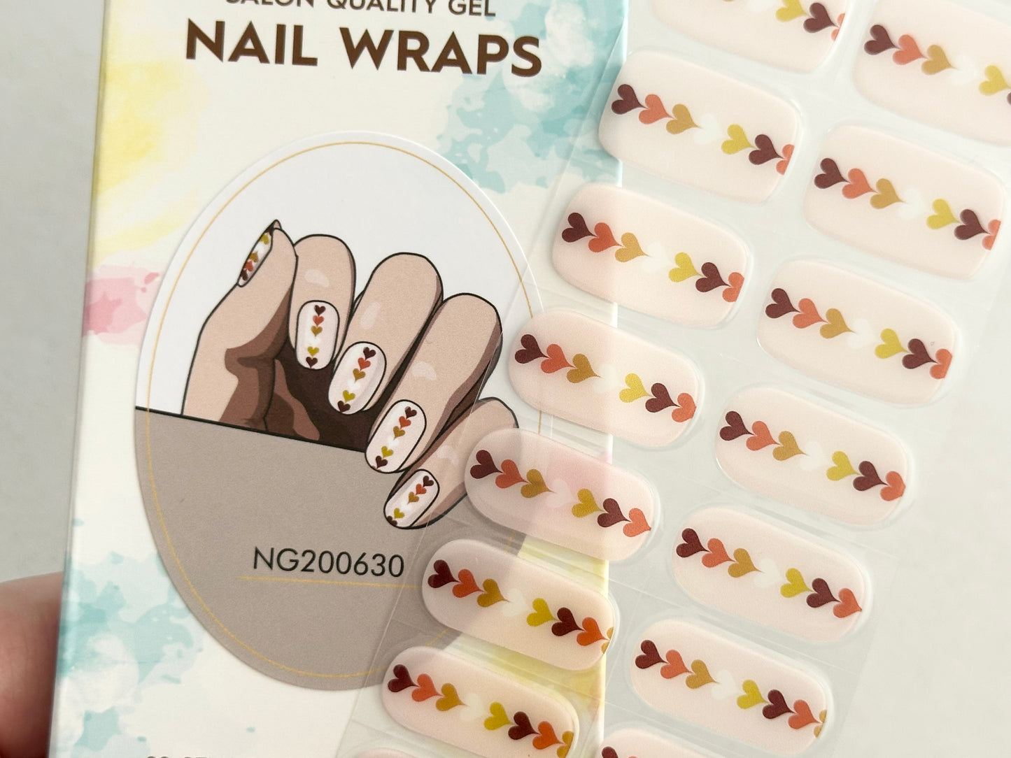 Love Lane Semi-Cured Gel Nail Wrap