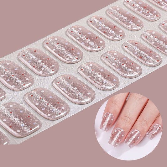 Sprinkle Some Fun (Cat Eye) NO UV LIGHT Air Dry Gel Wraps
