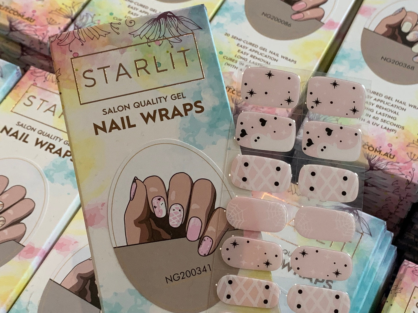 Boo-tiful Semi-Cured Gel Nail Wrap