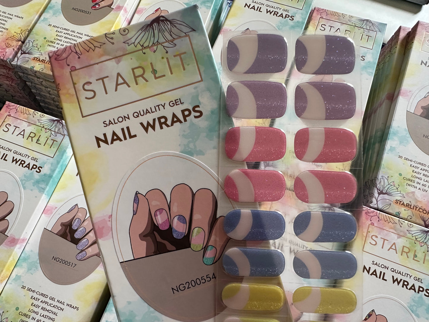 Flip the Tip Semi-Cured Gel Nail Wrap