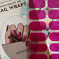 Ruby Glitz Semi-Cured Gel Nail Wrap