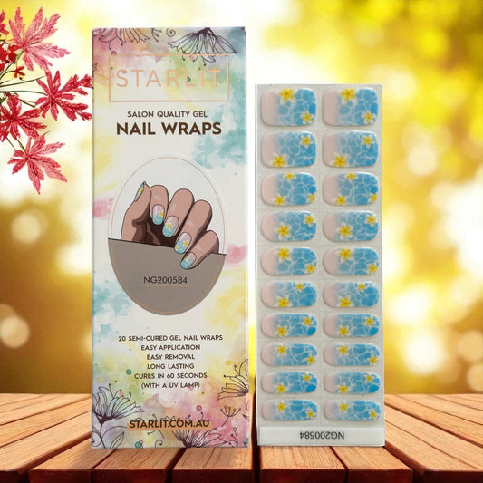 Tropic Like It’s Hot Semi-Cured Gel Nail Wrap