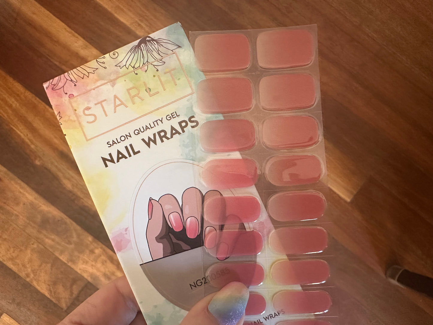 Blush Hour Semi-Cured Gel Nail Wrap