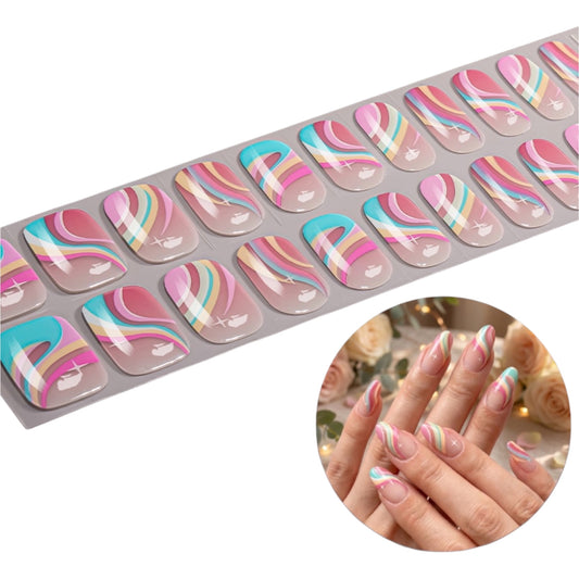 Swirl Power NO UV LIGHT Air Dry Gel Wraps