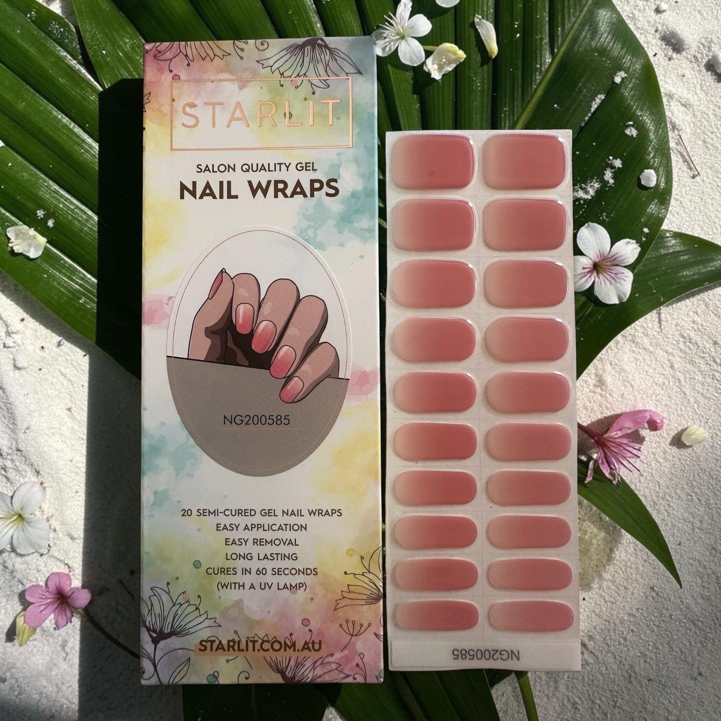 Blush Hour Semi-Cured Gel Nail Wrap
