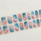 Cotton Candy Tide Semi-Cured Gel Nail Wrap