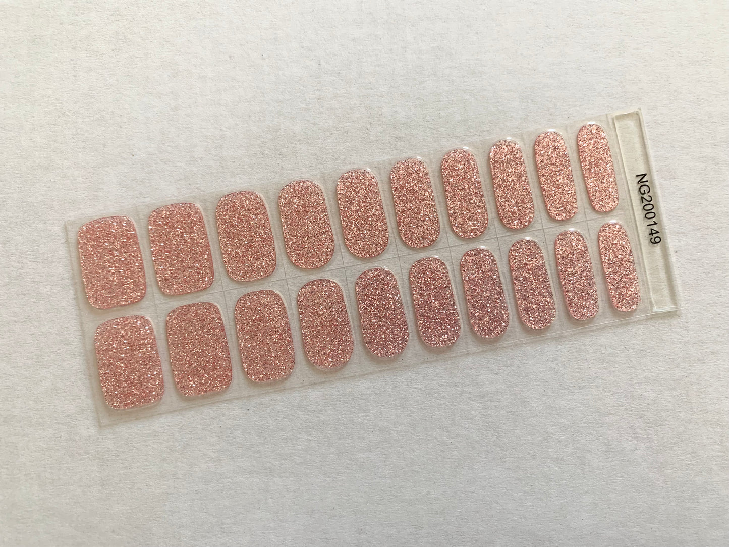 Pink Champagne Semi-Cured Gel Nail Wrap