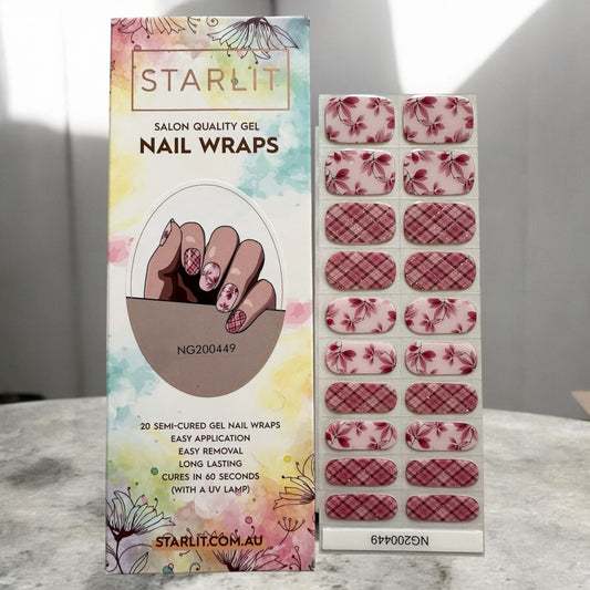 Plaidfully Yours Semi-Cured Gel Nail Wrap