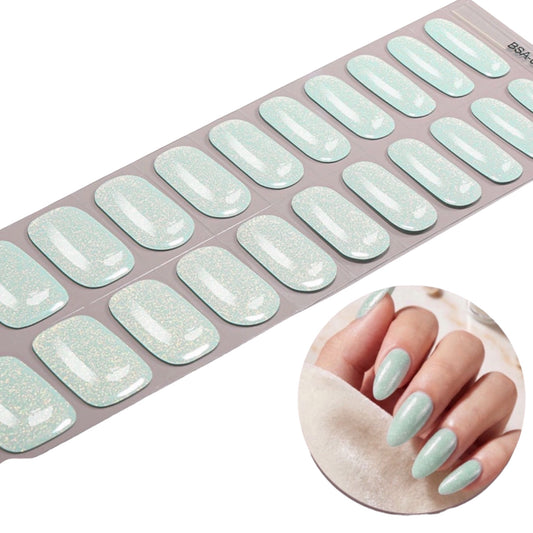 Ice, Ice Minty NO UV LIGHT Air Dry Gel Wraps